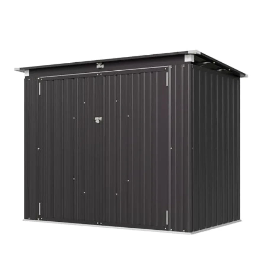 80 CU.FT Outdoor Trash Storage Shed Metal