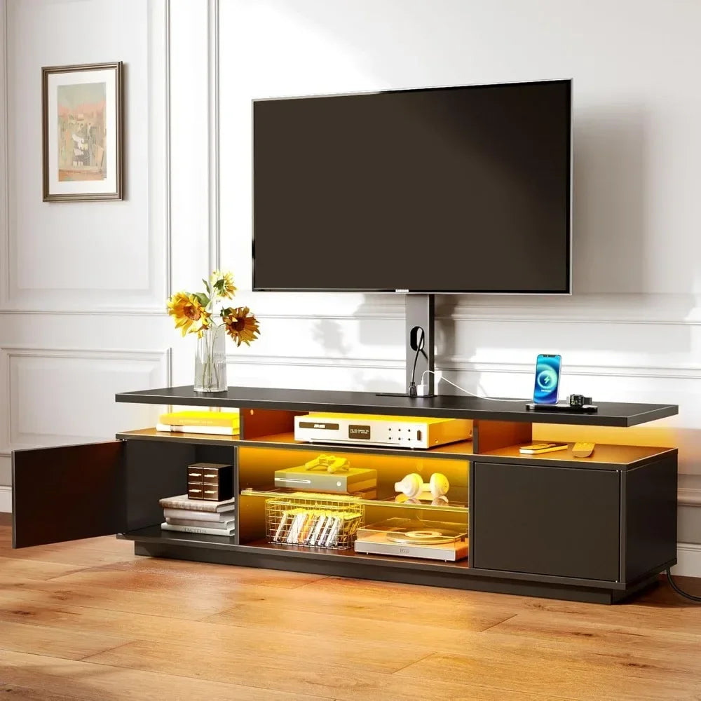 TV Stand Leds For Living, And Bedroom Storage.