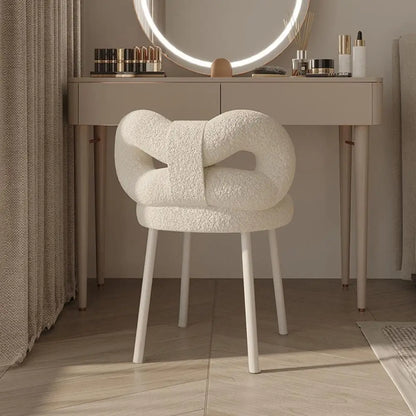 Vanity Stool For Women, Girls Bedroom Makeup Chair.