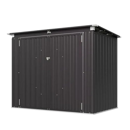 80 CU.FT Outdoor Trash Storage Shed Metal