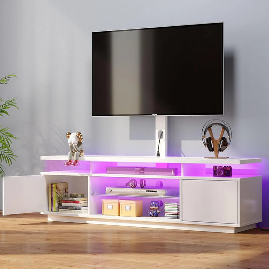 TV Stand Leds For Living, And Bedroom Storage.