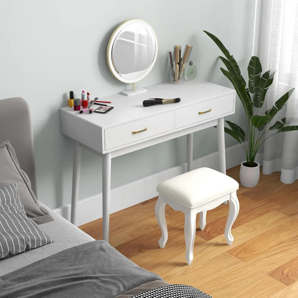 Office Or Bedroom, 4-Leg Vanity Desk.