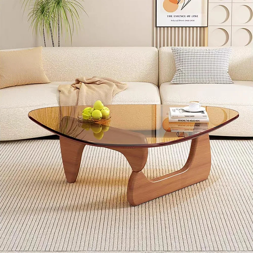 Contemporary Glass Coffee Table For Mid-Century Living Rooms