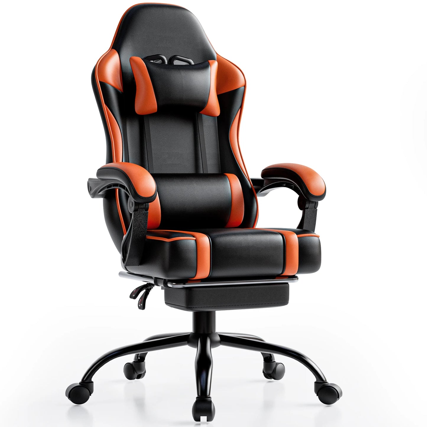 Reclining Leather Video Game, Office Desk Chair