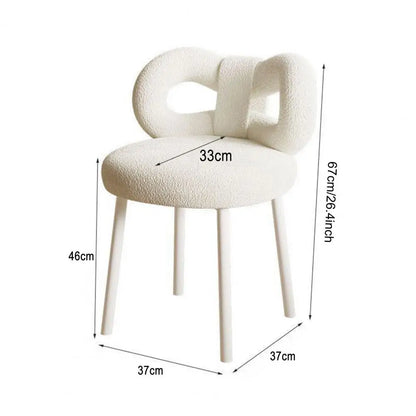 Vanity Stool For Women, Girls Bedroom Makeup Chair.