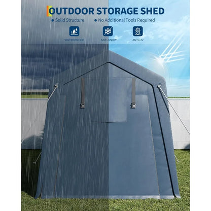 6x6 FT Motorcycle Shed