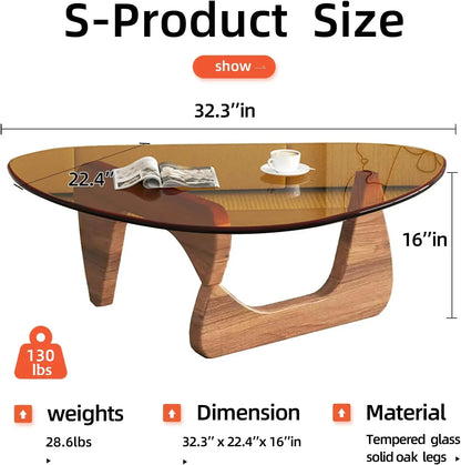 Contemporary Glass Coffee Table For Mid-Century Living Rooms